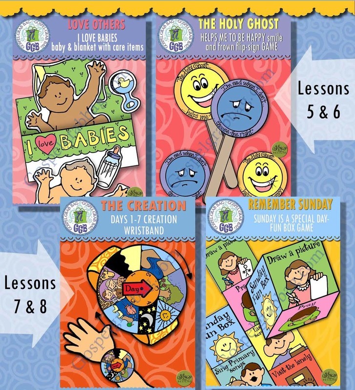 Nursery Bundle 1: February - Craft Activities for Lessons 5-8