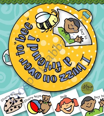 Be (Bee) a Friend friendship wheel (Lesson 17)