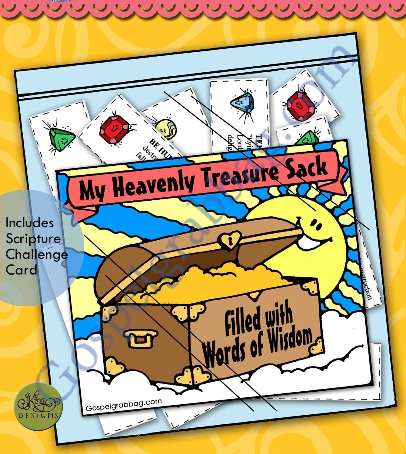 My Heavenly Treasures Sack (develop wisdom &amp; an understanding heart)