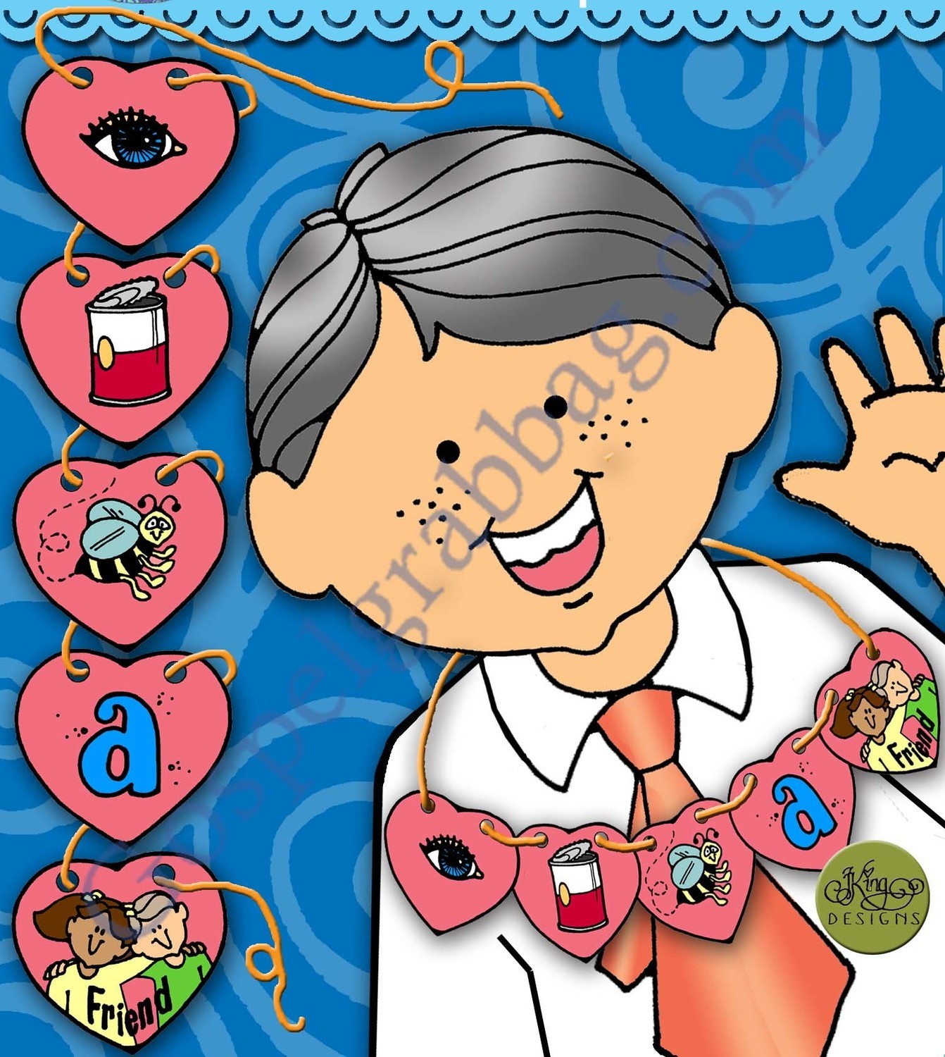 I Can Be a Friend heart necklace