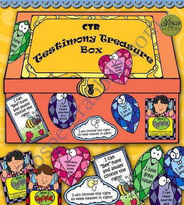 CTR Treasure Box Label and Stickers