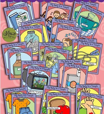 My Body is a Temple: Healthy Mind &amp; Body match game