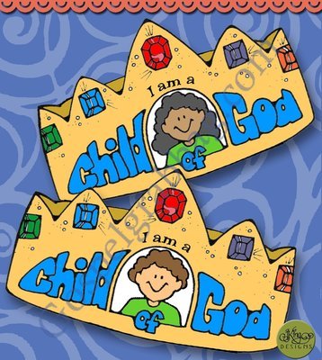 I Am a Child of God crown (Lesson 1)