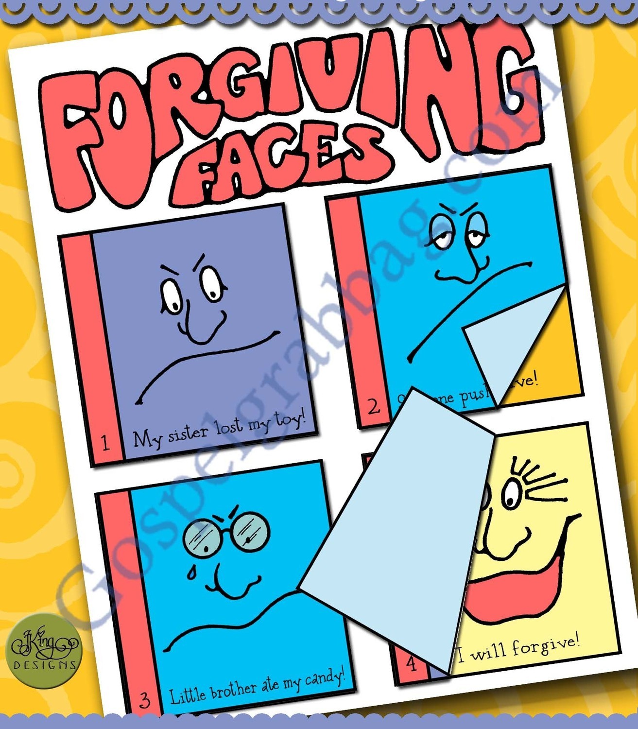 I'm Happy When I Forgive - Forgiving Faces situation doors