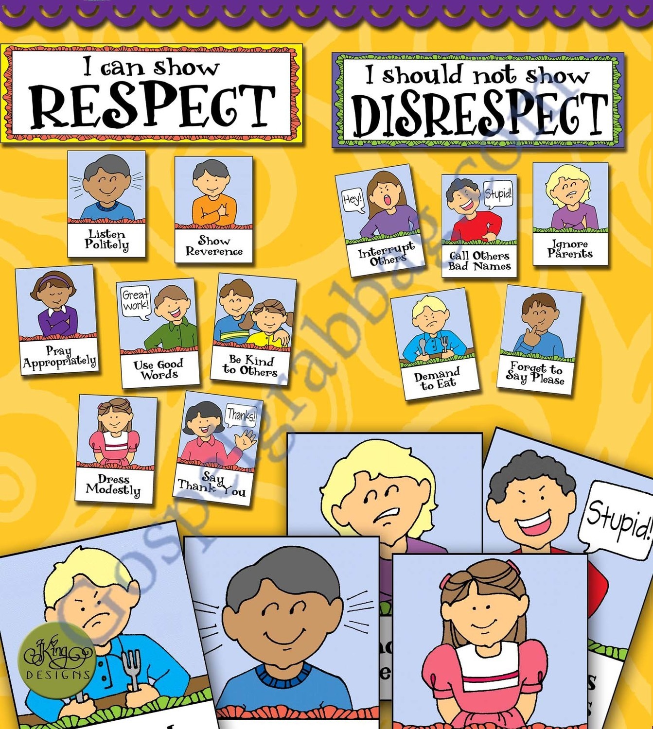I Can Show Respect choices match