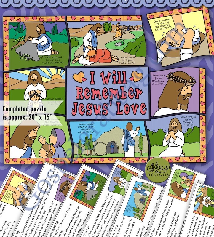I Will Remember Jesus' Love - Finding the Stories of Jesus puzzle
