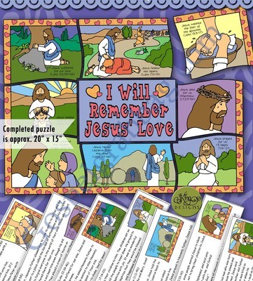 I Will Remember Jesus' Love - Finding the Stories of Jesus puzzle