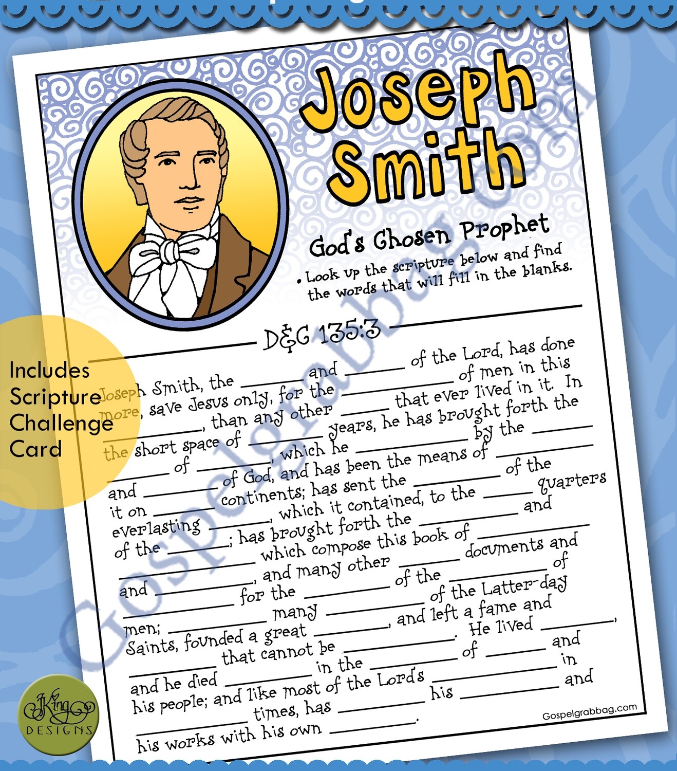 Joseph Smith: God's Chosen Prophet Tribute Search