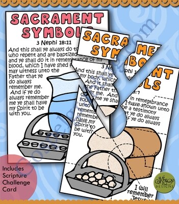Remember Jesus - Sacrament Symbols Puzzle