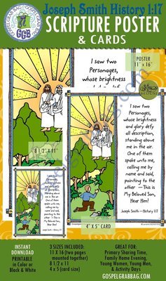 Scripture Poster: First Vision Account JSH 1:17