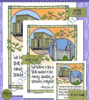 Scripture Poster: Articles of Faith 1:6