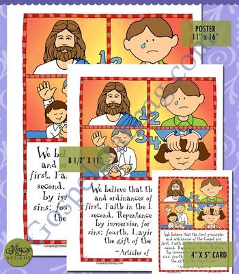 Scripture Poster: Articles of Faith 1:4