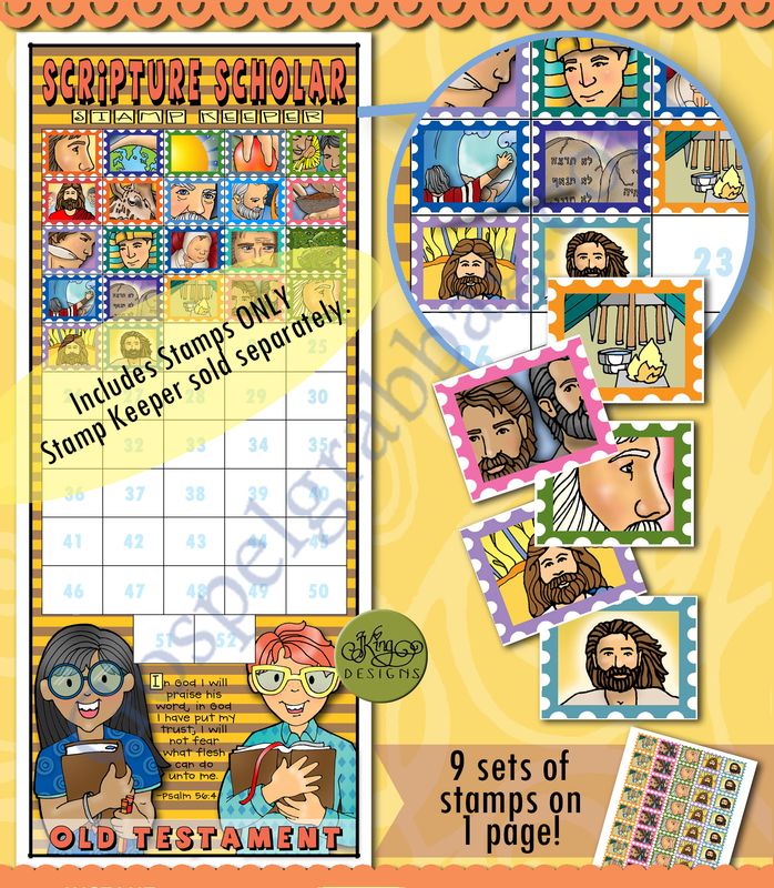 Scripture Scholar May Stamps (Old Testament)
