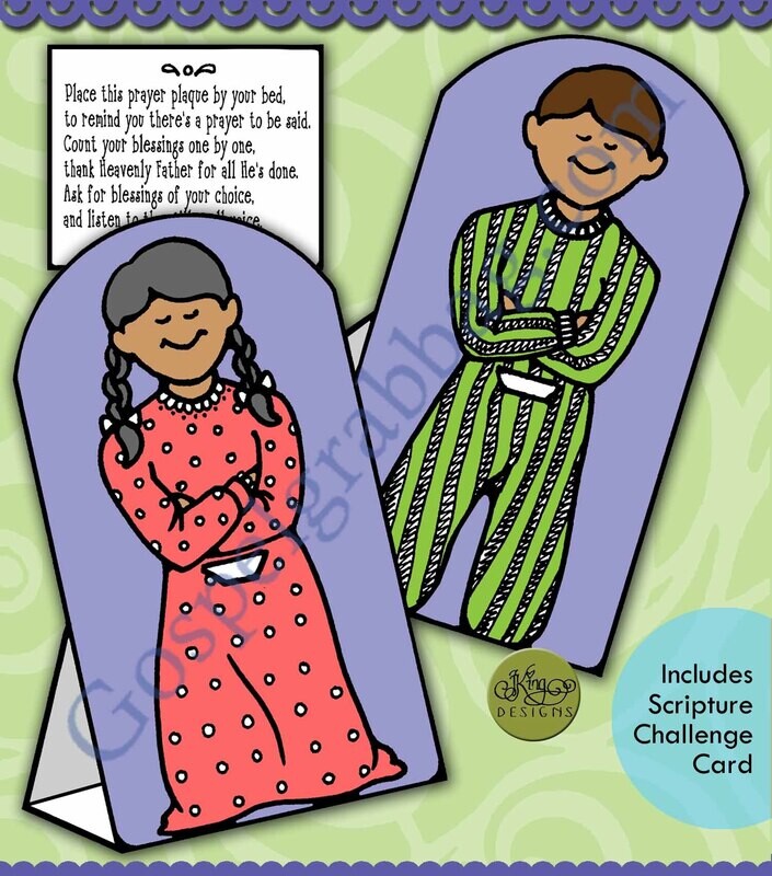 I Can Pray for Blessings prayer plaque