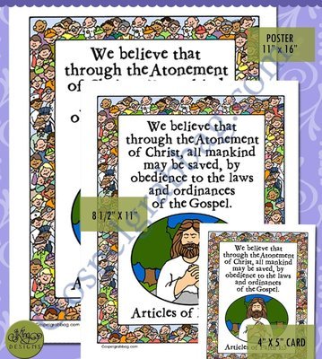 Scripture Poster: Articles of Faith 1:3