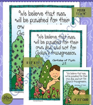 Scripture Poster: Articles of Faith 1:2