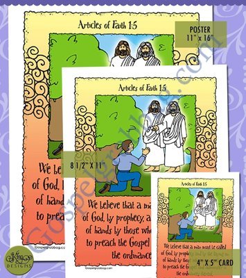 Scripture Poster: Articles of Faith 1:5