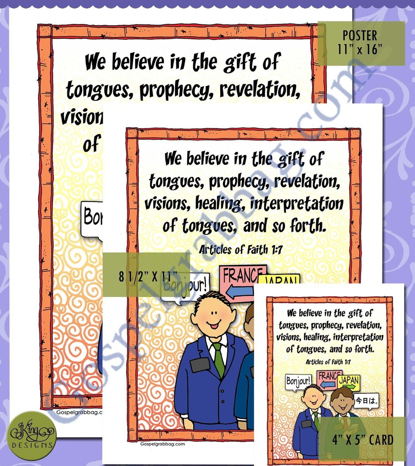 Scripture Poster: Articles of Faith 1:7