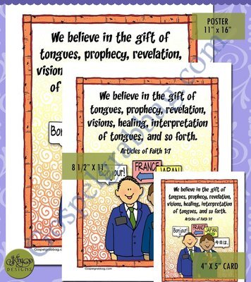 Scripture Poster: Articles of Faith 1:7