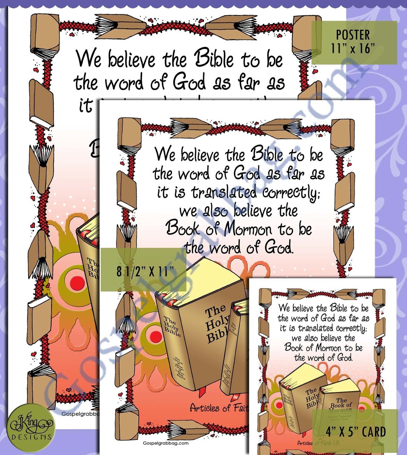 Scripture Poster: Articles of Faith 1:8