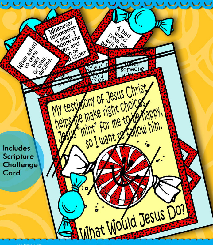 FOLLOW JESUS What Would Jesus Do? choices situation sack