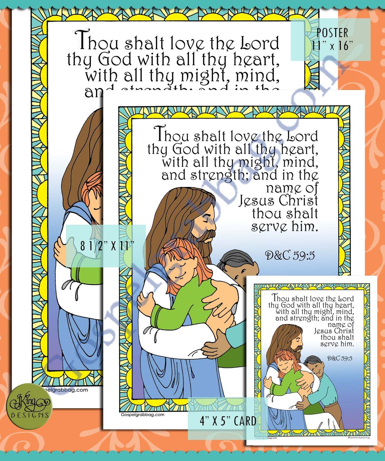 Scripture Poster: D&amp;C 59:5