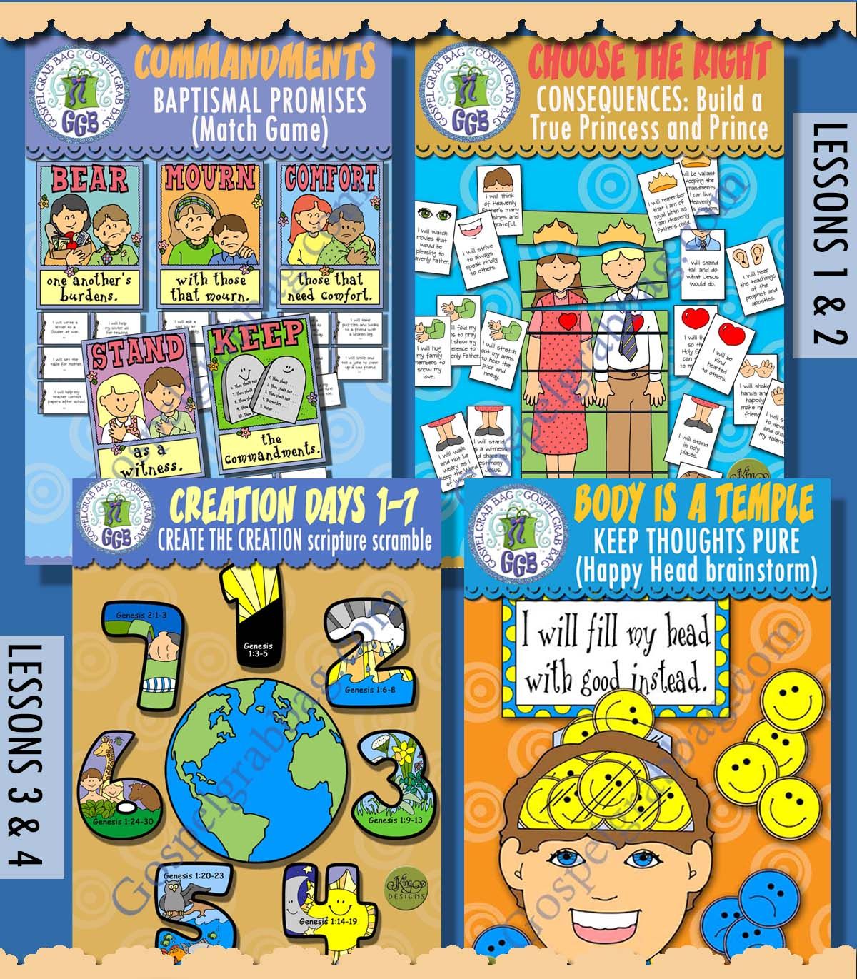 CFM Old Testament January All Ages BUNDLE - Post-and-Present Activities