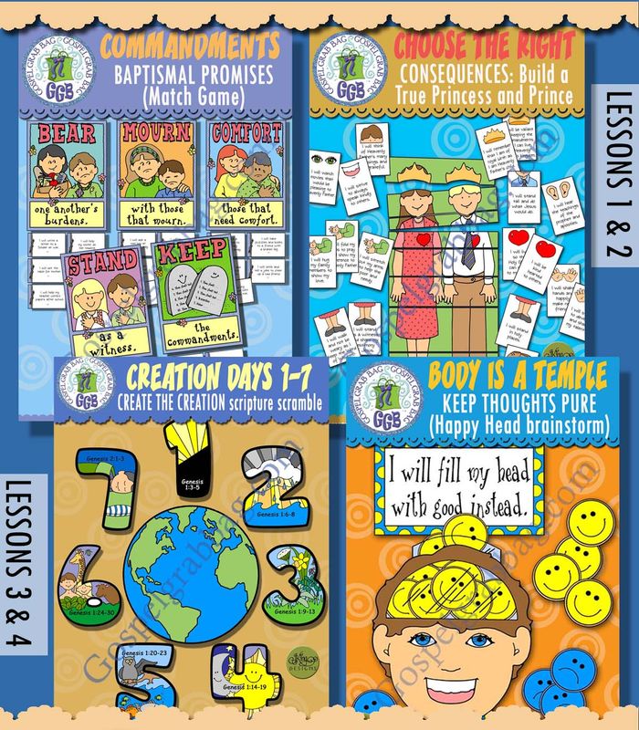 CFM Old Testament January All Ages BUNDLE - Post-and-Present Activities