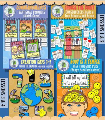 CFM Old Testament January All Ages BUNDLE - Post-and-Present Activities