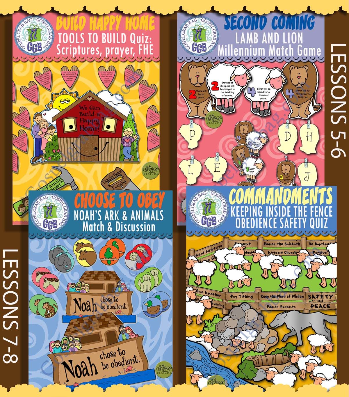 CFM Old Testament February All Ages BUNDLE - Post-and-Present Activities
