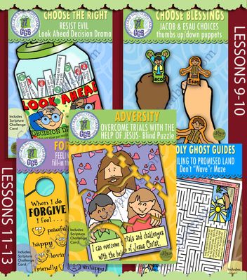 CFM Old Testament March Ages 8-11 BUNDLE -Lesson Lifesaver Activities