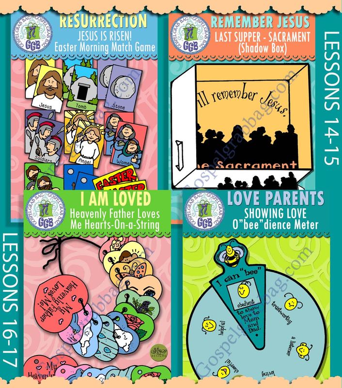 CFM Old Testament April Ages 4-7 BUNDLE -Lesson Lifesaver Activities