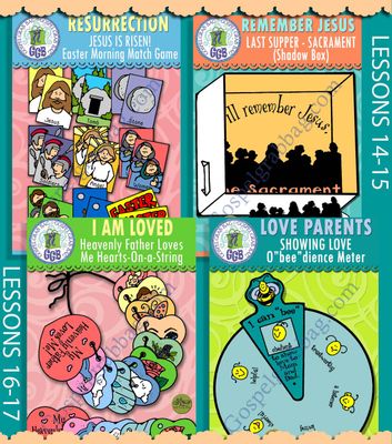CFM Old Testament April Ages 4-7 BUNDLE -Lesson Lifesaver Activities