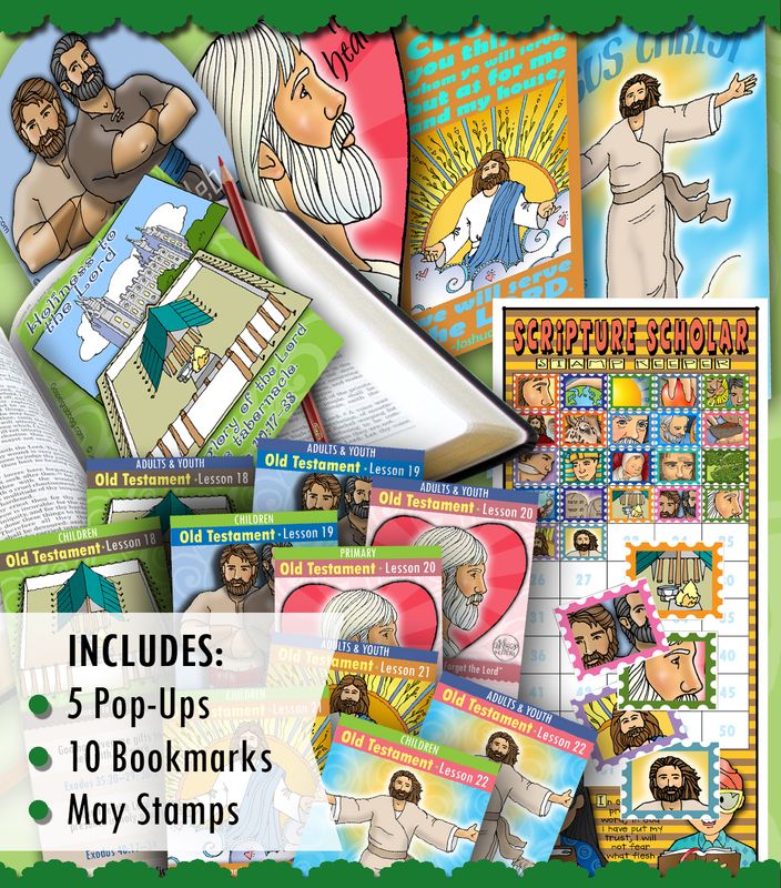 Scripture Scholar BUNDLE  for May OLD TESTAMENT (Exodus, Numbers, Deuteronomy, Joshua, Judges)