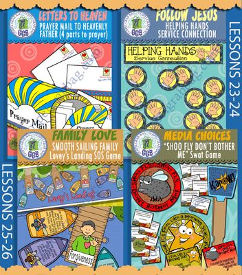 CFM Old Testament June All Ages BUNDLE - Post-and-Present Activities
