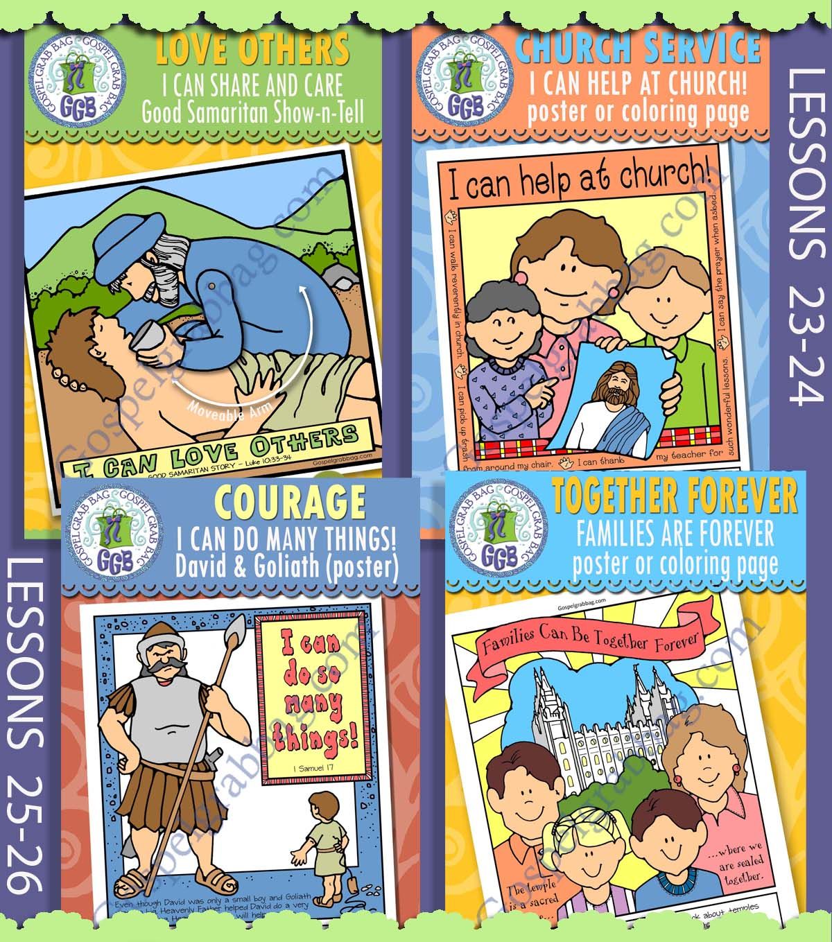 CFM Old Testament June Ages 1-5 BUNDLE -Lesson Lifesaver Activities