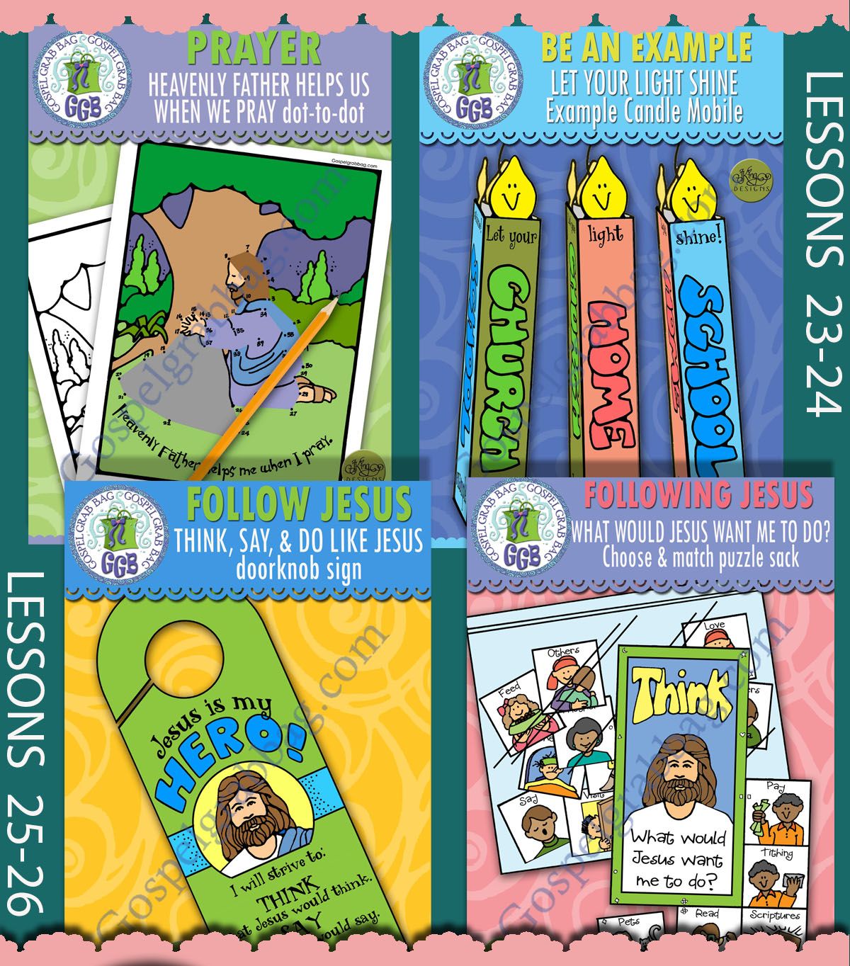 CFM Old Testament June Ages 4-7 BUNDLE -Lesson Lifesaver Activities