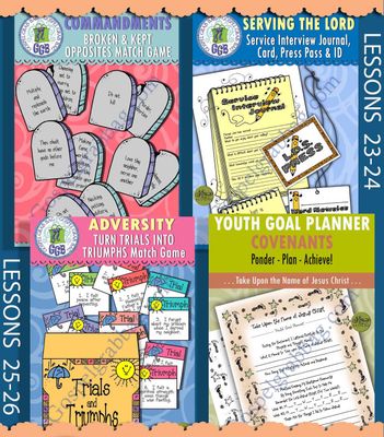 CFM Old Testament June Ages 11-18 TEEN BUNDLE -Lesson Lifesaver Activities