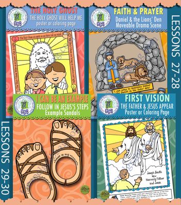 CFM Old Testament July Ages 1-5 BUNDLE -Lesson Lifesaver Activities