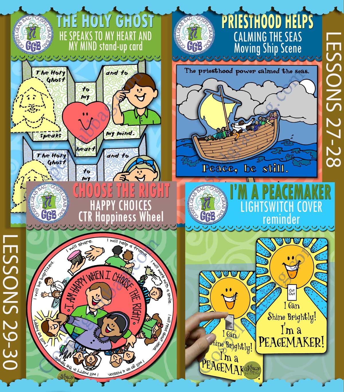 CFM Old Testament July Ages 4-7 BUNDLE Lesson Lifesaver Activities