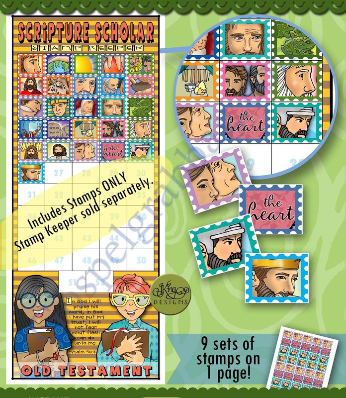 Scripture Scholar June Stamps (Old Testament)