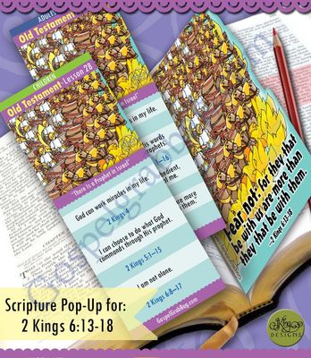 Scripture Pop-Up & Bookmark: CFM "There Is a Prophet in Israel” 2 Kings 2-7