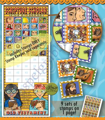 Scripture Scholar July Stamps (Old Testament)