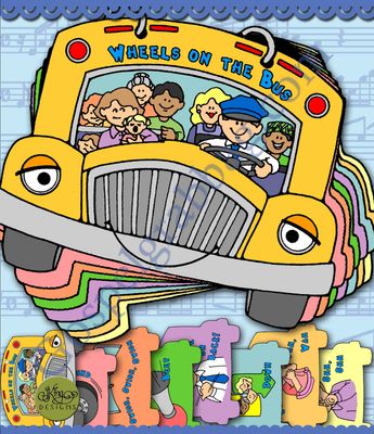 Wheels on the Bus - Song Visuals, Super Little Singers