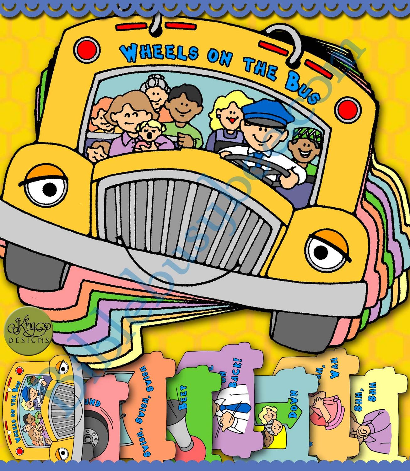"Wheels on the Bus" song visuals, Super Little Singers