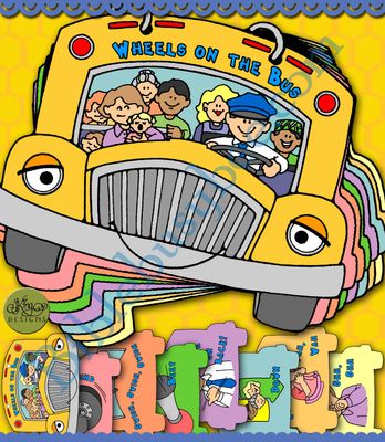 Wheels on the Bus - Song Visuals, Super Little Singers