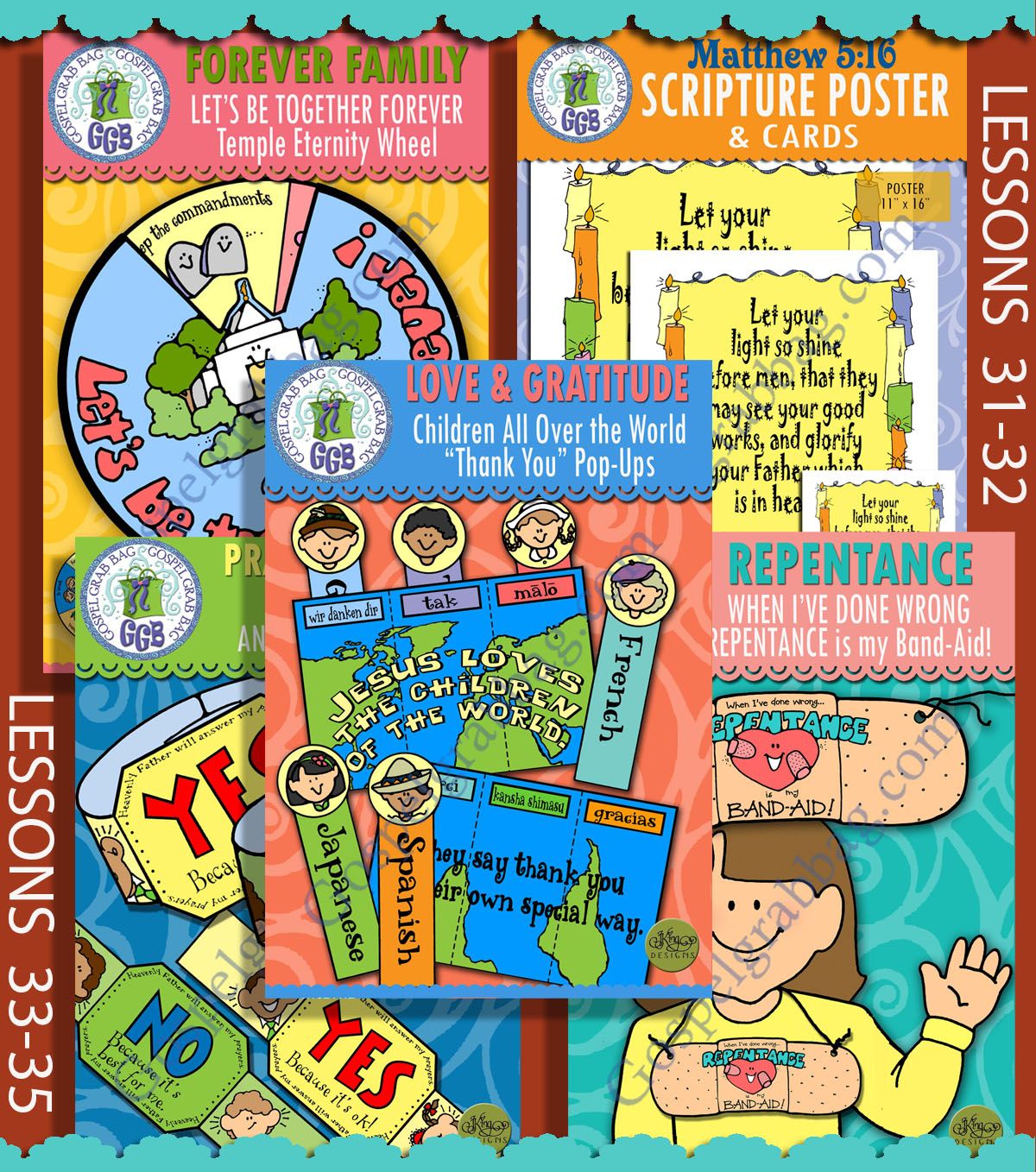 CFM Old Testament August Ages 4-7 BUNDLE -Lesson Lifesaver Activities