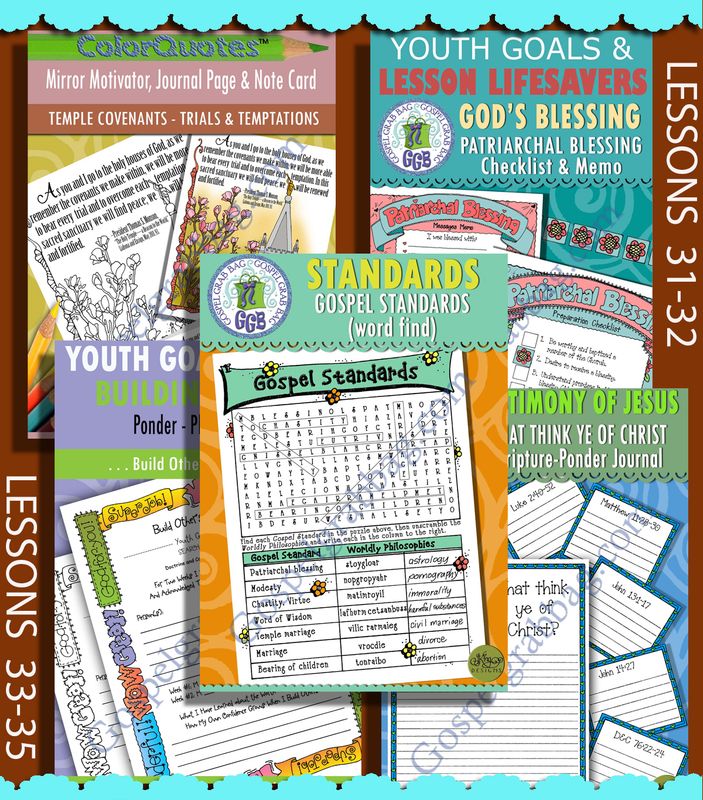 CFM Old Testament August TEENS BUNDLE -Lesson Lifesaver Activities