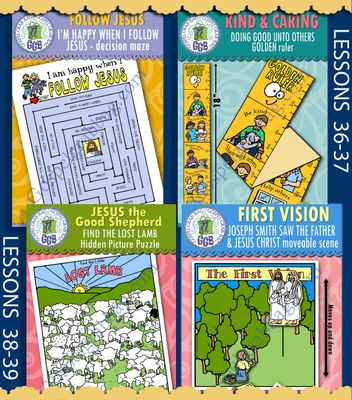 CFM Old Testament September Ages 4-7 BUNDLE -Lesson Lifesaver Activities