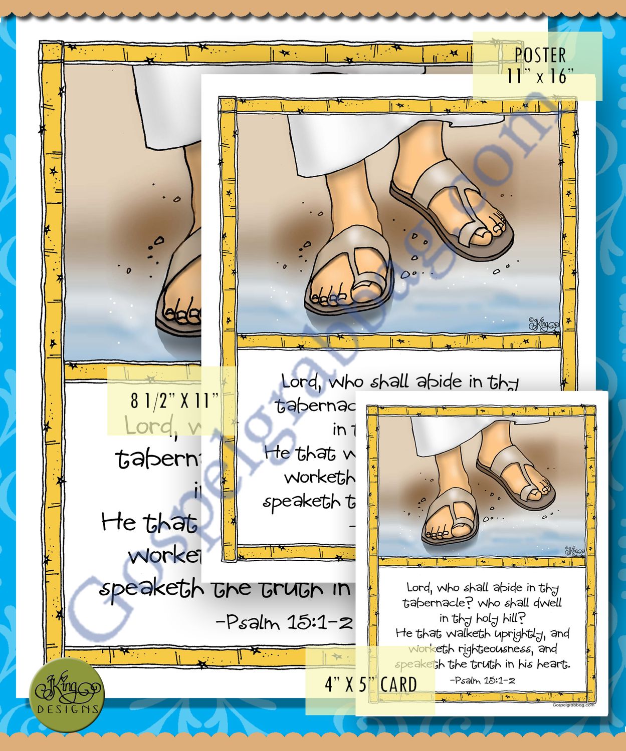 Scripture Poster: Psalm 15: 1-2
